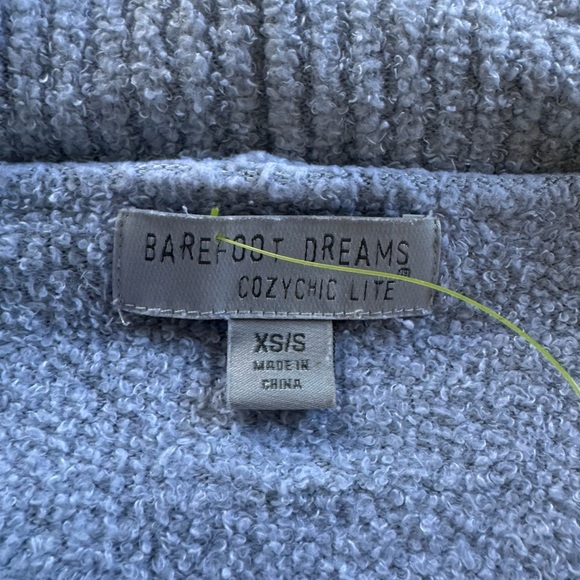 Barefoot Dreams CozyChic Lite Island Wrap Open Front Sweater Cardigan XS/S - Picture 3 of 4